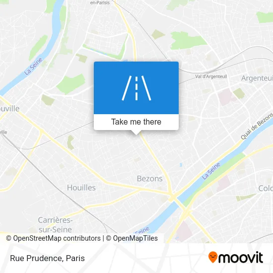 Rue Prudence map