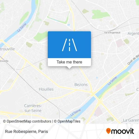 Rue Robespierre map
