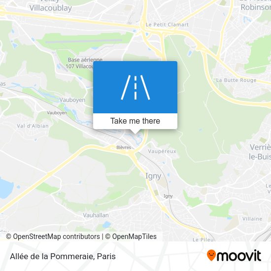 Allée de la Pommeraie map
