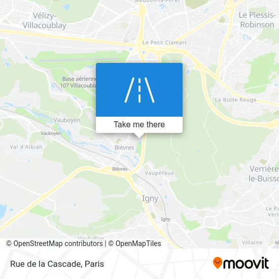 Rue de la Cascade map