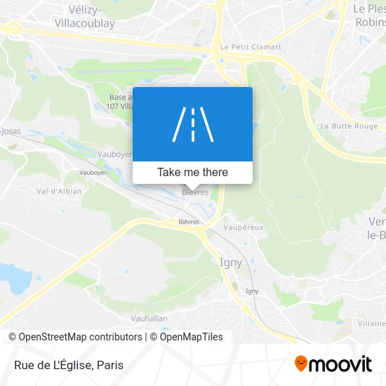 Rue de L'Église map