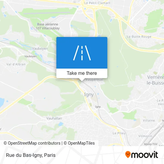Rue du Bas-Igny map