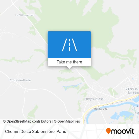Chemin De La Sablonnière map