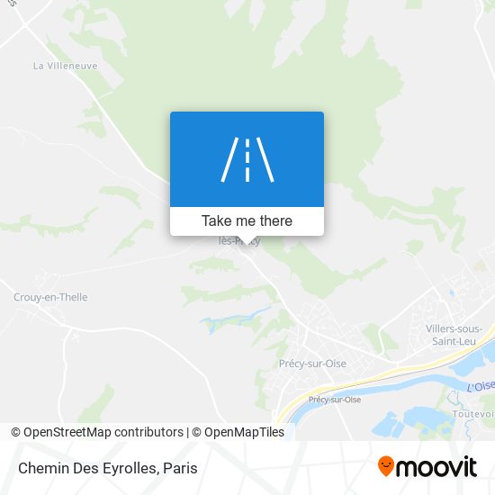 Chemin Des Eyrolles map