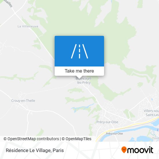 Résidence Le Village map