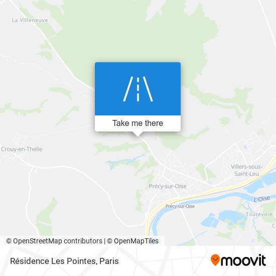 Résidence Les Pointes map