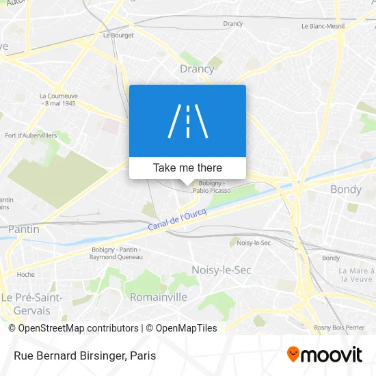 Rue Bernard Birsinger map