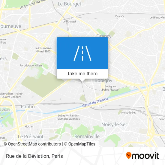 Rue de la Déviation map