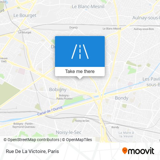 Rue De La Victoire map