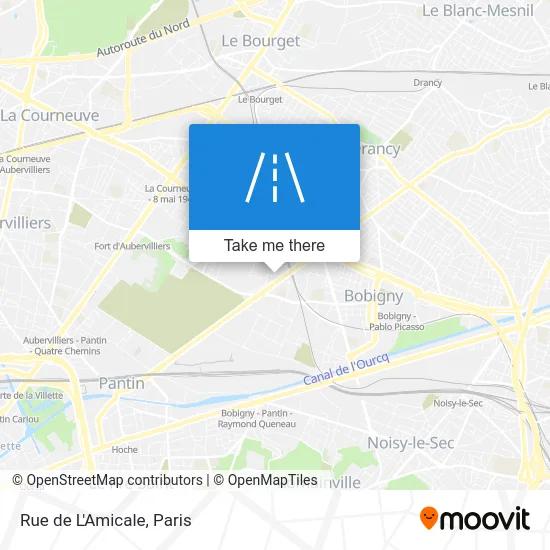 Rue de L'Amicale map