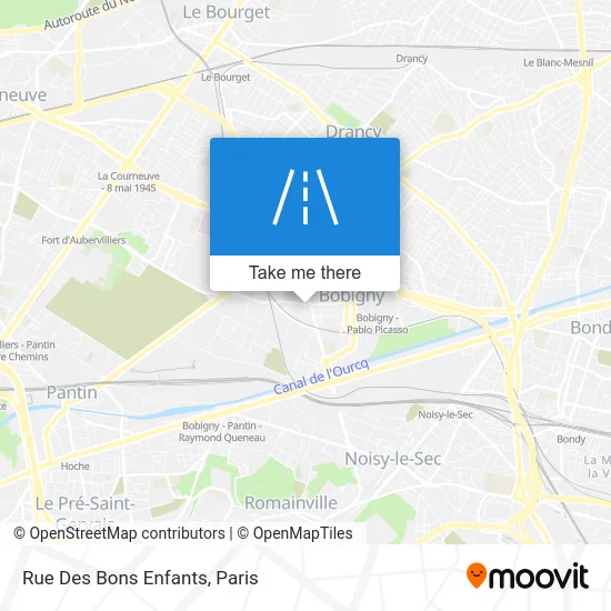 Rue Des Bons Enfants map