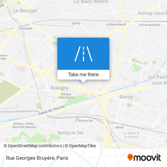 Mapa Rue Georges Bruyère