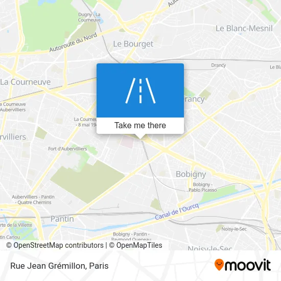 Rue Jean Grémillon map