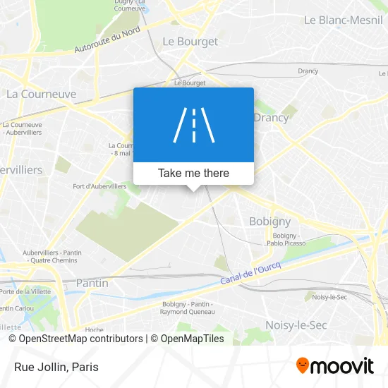 Rue Jollin map