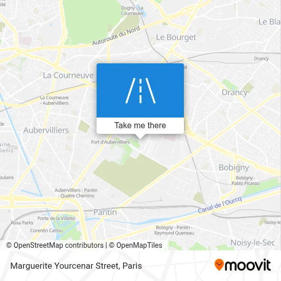 Rue Marguerite Yourcenar map