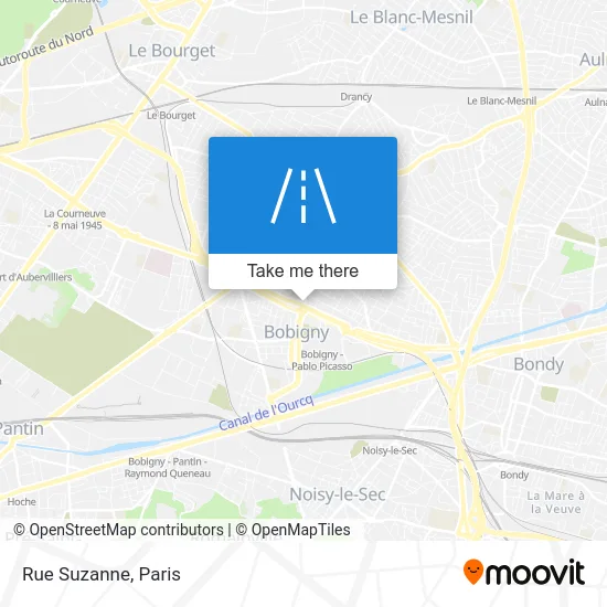 Rue Suzanne map