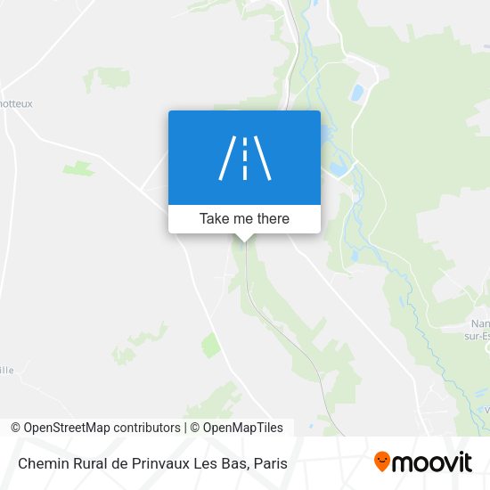 Chemin Rural de Prinvaux Les Bas map
