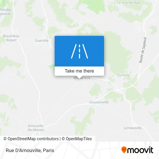 Rue D'Arnouville map