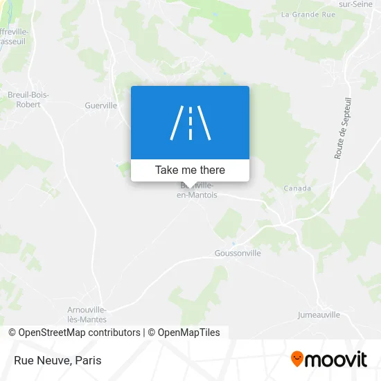 Mapa Rue Neuve