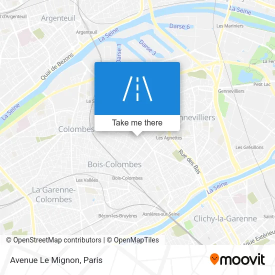 Avenue Le Mignon map