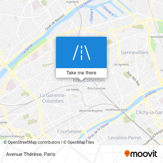 Avenue Thérèse map