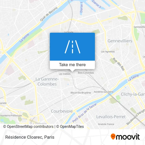 Résidence Cloarec map