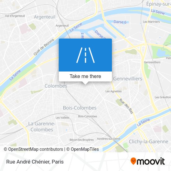 Rue André Chénier map
