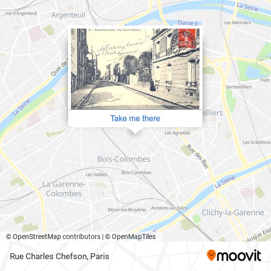 Mapa Rue Charles Chefson