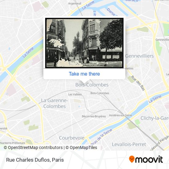 Rue Charles Duflos map