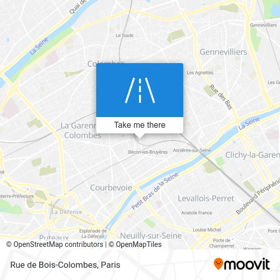 Rue de Bois-Colombes map