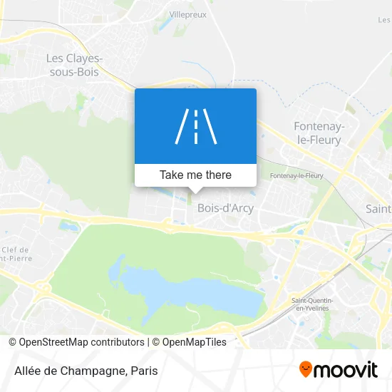 Allée de Champagne map