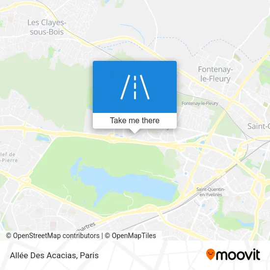 Allée Des Acacias map