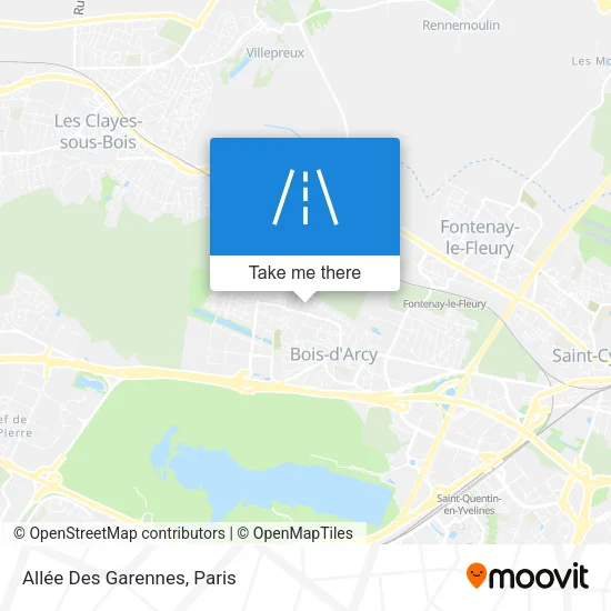 Allée Des Garennes map