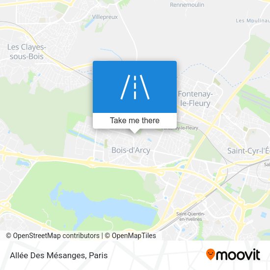 Allée Des Mésanges map