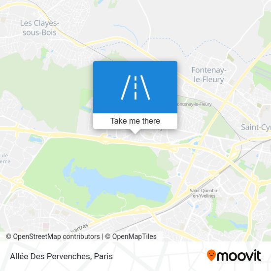Allée Des Pervenches map