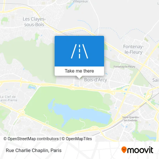 Rue Charlie Chaplin map