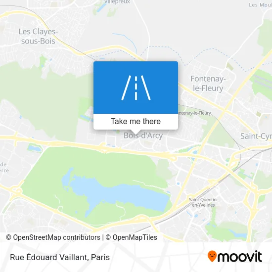 Mapa Rue Édouard Vaillant