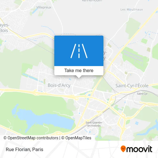 Rue Florian map