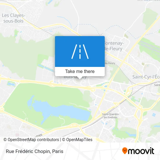Rue Frédéric Chopin map