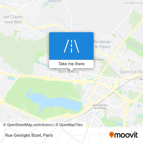 Rue Georges Bizet map