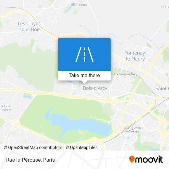 Rue la Pérouse map