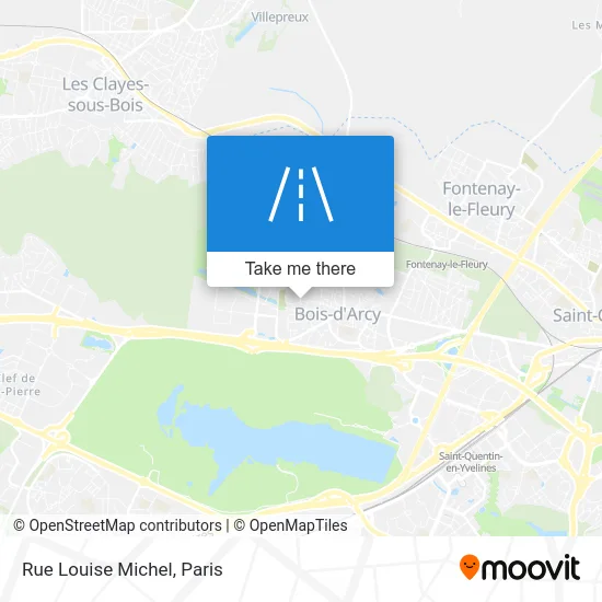 Rue Louise Michel map