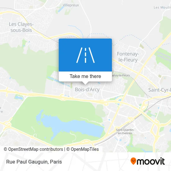 Rue Paul Gauguin map
