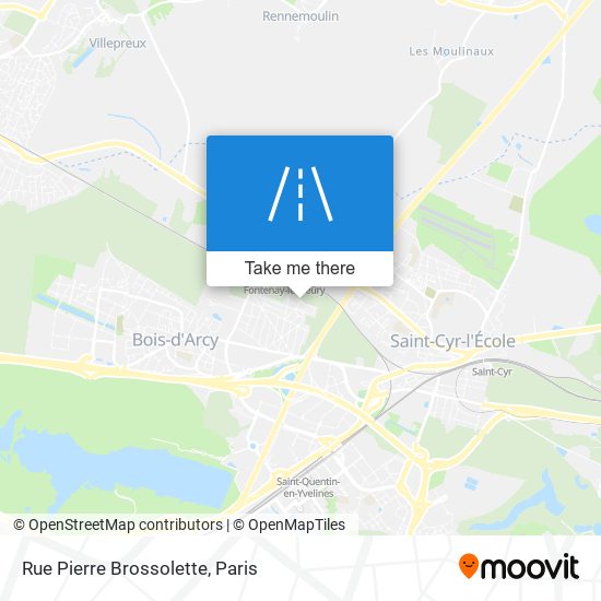 Mapa Rue Pierre Brossolette