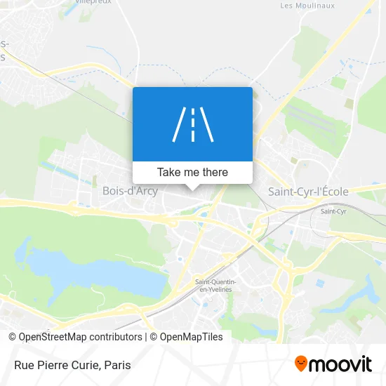 Rue Pierre Curie map
