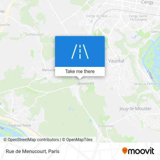 Rue de Menucourt map