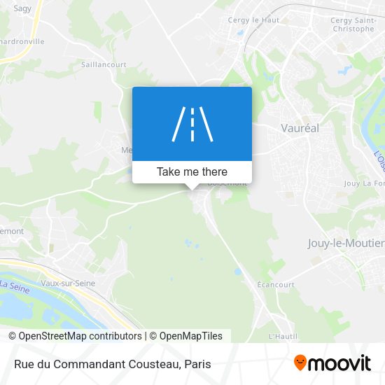 Rue du Commandant Cousteau map
