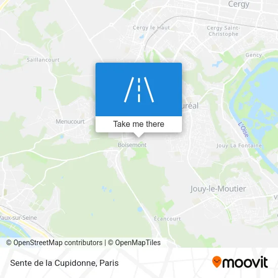Mapa Sente de la Cupidonne