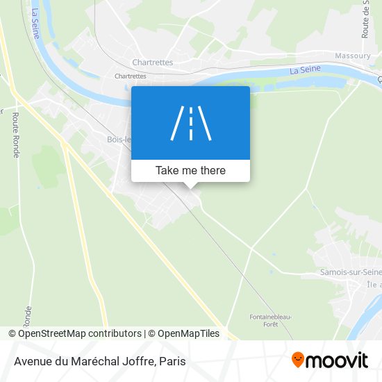 Mapa Avenue du Maréchal Joffre