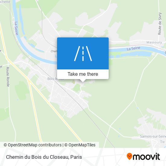Mapa Chemin du Bois du Closeau